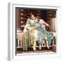 The Music Lesson, 1877-Frederic Leighton-Framed Giclee Print