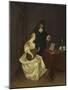 The Music Lesson, c.1670-Gerard ter Borch or Terborch-Mounted Giclee Print