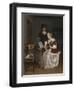 The Music Lesson, C.1670-Gerard ter Borch-Framed Giclee Print