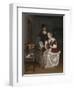 The Music Lesson, C.1670-Gerard ter Borch-Framed Giclee Print