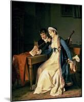 The Music Lesson-Marguerite Gerard-Mounted Art Print