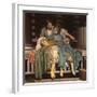 The Music Lesson-Frederick Leighton-Framed Giclee Print