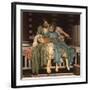 The Music Lesson-Frederick Leighton-Framed Giclee Print