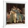The Music Lesson-Frederick Leighton-Framed Giclee Print