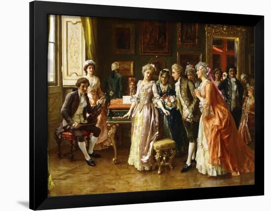 The Music Lesson-Federigo Andreotti-Framed Giclee Print