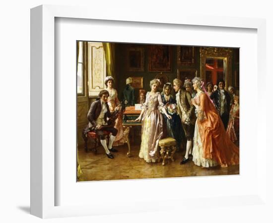 The Music Lesson-Federigo Andreotti-Framed Giclee Print