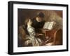 The Music Lesson-Jean-Honoré Fragonard-Framed Giclee Print