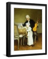 The Music Lesson-Eduard Charlemont-Framed Giclee Print