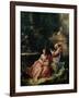 The Music Lesson-Francois Boucher-Framed Giclee Print