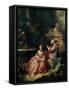 The Music Lesson-Francois Boucher-Framed Stretched Canvas