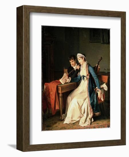 The Music Lesson-Marguerite Gerard-Framed Giclee Print