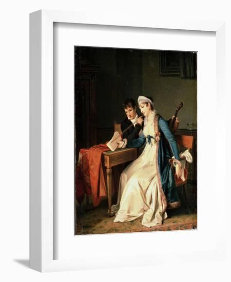 The Music Lesson-Marguerite Gerard-Framed Giclee Print