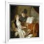 The Music Lesson-Jean-Honoré Fragonard-Framed Giclee Print