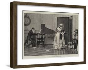 The Music Lesson-null-Framed Giclee Print