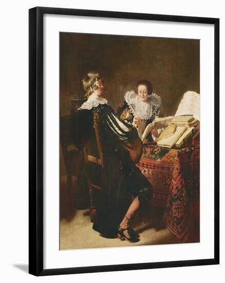 The Music Lesson-Thomas de Keyser-Framed Giclee Print