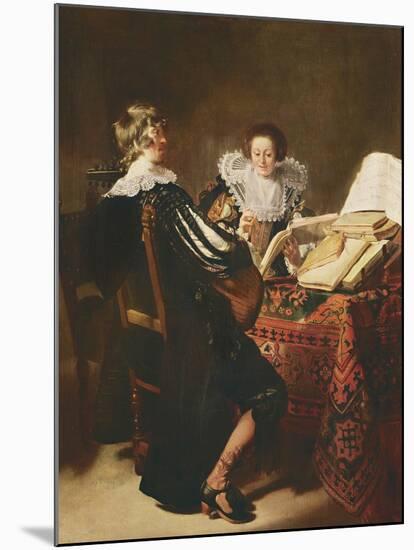 The Music Lesson-Thomas de Keyser-Mounted Giclee Print