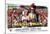 The Music Man, Belgian Movie Poster, 1962-null-Stretched Canvas