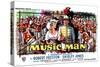 The Music Man, Belgian Movie Poster, 1962-null-Stretched Canvas