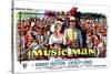 The Music Man, Belgian Movie Poster, 1962-null-Stretched Canvas