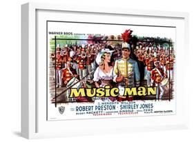 The Music Man, Belgian Movie Poster, 1962-null-Framed Art Print