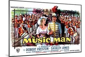 The Music Man, Belgian Movie Poster, 1962-null-Mounted Art Print