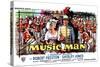 The Music Man, Belgian Movie Poster, 1962-null-Stretched Canvas