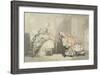 The Music Master, from 'Scenes at Bath'-Thomas Rowlandson-Framed Giclee Print