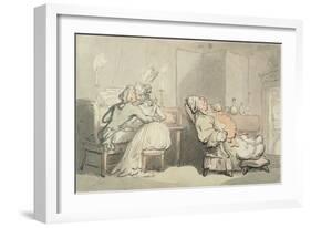 The Music Master, from 'Scenes at Bath'-Thomas Rowlandson-Framed Giclee Print