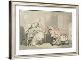 The Music Master, from 'Scenes at Bath'-Thomas Rowlandson-Framed Giclee Print