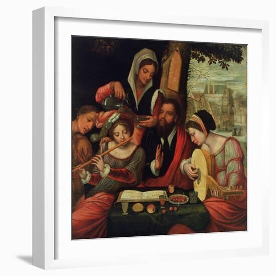 The Music Party-Pieter Coecke van Aelst-Framed Giclee Print