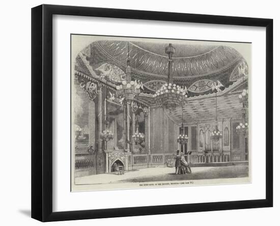 The Music-Room, in the Pavilion, Brighton-null-Framed Giclee Print