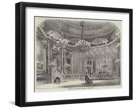 The Music-Room, in the Pavilion, Brighton-null-Framed Giclee Print