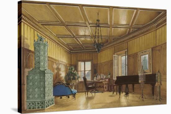 The Music Room of Archduchess Margarete, Princess of Saxony, in Schloss Ambras, 1870-9-Heinrich von Förster-Stretched Canvas