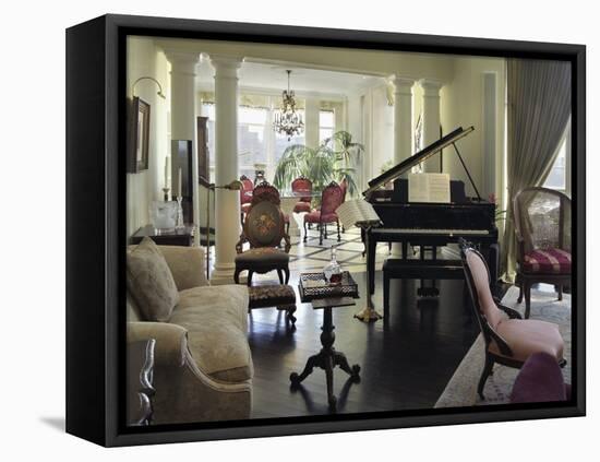 The Music Room-null-Framed Stretched Canvas