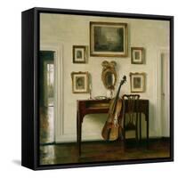 The Music Room-Carl Holsoe-Framed Stretched Canvas