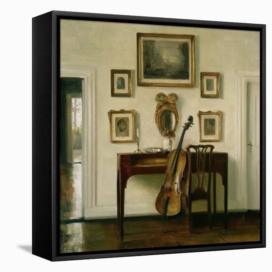 The Music Room-Carl Holsoe-Framed Stretched Canvas