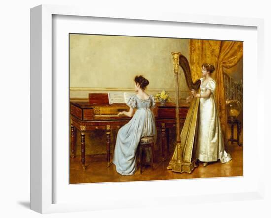 The Music Room-George Goodwin Kilburne-Framed Giclee Print