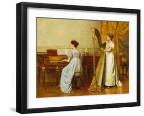 The Music Room-George Goodwin Kilburne-Framed Giclee Print