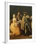 The Music Teacher-Pietro Longhi-Framed Giclee Print