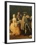 The Music Teacher-Pietro Longhi-Framed Giclee Print