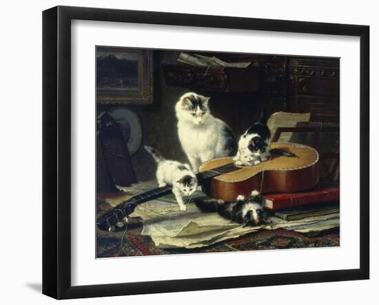 The Musical Cats-Henriette Ronner-Knip-Framed Giclee Print