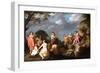 The Musical Contest Between Apollo and Marsyas, 1630-Cornelis van Poelenburgh-Framed Giclee Print