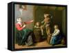 The Musical Party, 17th Century-Jan Miense Molenaer-Framed Stretched Canvas