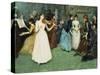 The Musical Party-Fausto Zonaro-Stretched Canvas