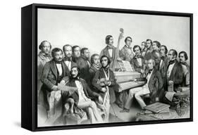 The Musical Union, Publ. by Hanhart, 1851-Charles Baugniet-Framed Stretched Canvas
