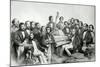 The Musical Union, Publ. by Hanhart, 1851-Charles Baugniet-Mounted Giclee Print