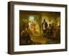 The Musicale, Barber Shop, Trenton Falls, New York, 1866-Thomas Hicks-Framed Giclee Print