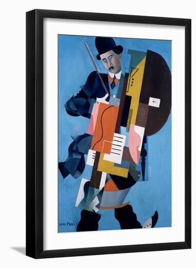 The Musician, 1921-Ivan Albertovvitsch Puni-Framed Giclee Print