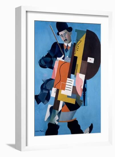 The Musician, 1921-Ivan Albertovvitsch Puni-Framed Giclee Print