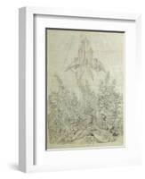 The Musician's Dream-Caspar David Friedrich-Framed Giclee Print